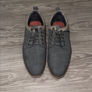 Bruno Marc Shoes Men's Size 10 Casual Shoes Lace up Gray Dress Shoes Oxford